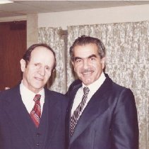 l-r  Cantor Friedman, Al Adatto, circa 1987