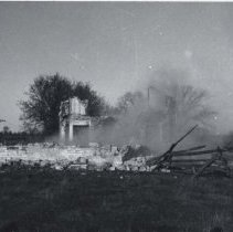 Demolition of the John Bell House on Nimo Road