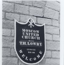 Moscow United Church Signboard