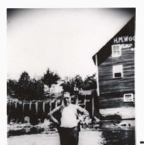 Harold Rockwell Riddle at the H.M. Woodruff Flour Mill, Coleb