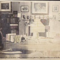 W.S. Herrington's office at his home.  [1912]