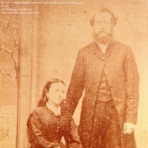 George Manning and Mary Lucinda Aylesworth on wedding day.