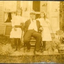 John Wesley Vandervoort with Grand-Daughters