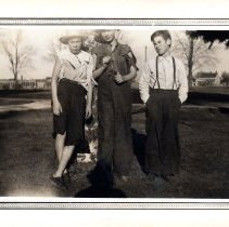 Boys in Costume for "Tom Sawyer"