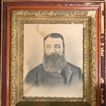 Enhanced charcoal portrait of William C. Asselstine