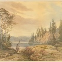 Lake Scene near Kingston (Watercolour No. 32)