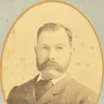 Framed portrait, possibly John Moore Wallace