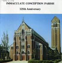 Immaculate Conception Parish 125th Anniversary  1852-1977.