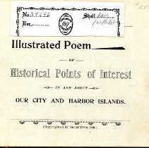 Illustrated Poem of Historical Points of Interest in and about Our City and Harbor Islands.