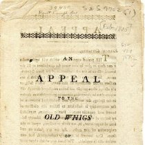 An Appeal to the Old Whigs of New Hampshire (Believed February 1805)