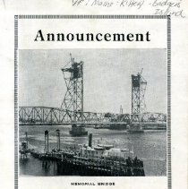 Announcement: J.F. Cookson, 'Between the Bridges' Badger's Island, Kittery, Maine.