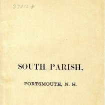 Acts of Incorporation and By-Laws of the South Parish in Portsmouth, N.H.