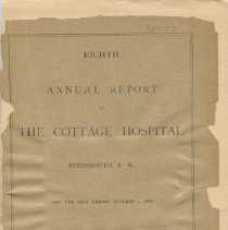 Eighth Annual Report of the Cottage Hospital Portsmouth, N.H.