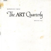 The Art Quarterly (Winter 1962)