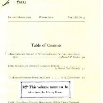 A Documentary History of Plymouth Colony Architecture, 1620-1700.