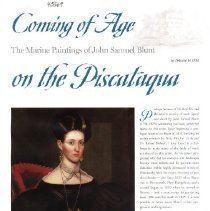 Coming of Age on the Piscataqua: The Marine Paintings of John Samuel Blunt.