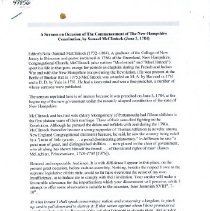 A Sermon [preached before the honorable the Council and the honorable the Senate and House of Representatives of the State of New-Hampshire, June 3, 1784]: on occasion of the commencement of the New Hamphsire Constitution.
