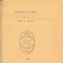 Scotch Exiles in New England.