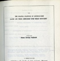 The Coastal Features of Southwestern Maine and Their Influence upon Human Occupancy.