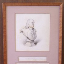 Drawing of Benjamin Franklin