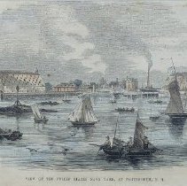 View of the United States Navy Yard at  Portsmouth N.H.