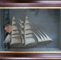 C10.516 Ship Model in Shadow Box