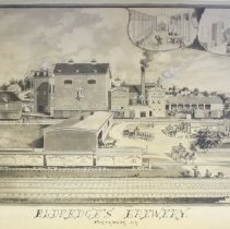 C15.002 Drawing of Eldredge's Brewery in Portsmouth, NH