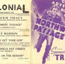 Colonial Theater program - Northwest Passage