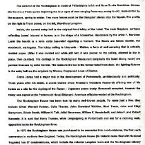 A Brief History of the Rockingham.