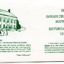 House Tour, Sarah Orne Jewett country, South Berwick, Maine, Saturday, August 11, 1979.