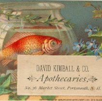 David Kimball & Co. Apothecaries, No. 36 Market Street, Portsmouth, N.H.