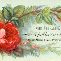 David Kimball & Co. Apothecaries, No. 36 Market Street, Portsmouth, N.H.