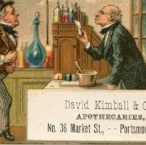 David Kimball & Co. Apothecaries, No. 36 Market Street, Portsmouth, N.H.