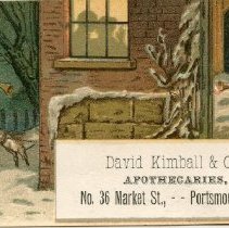 David Kimball & Co. Apothecaries, No. 36 Market Street, Portsmouth, N.H.