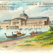 Compliments of Andrew P. Preston, Portsmouth, N.H.