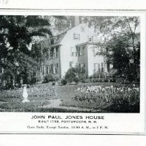 John Paul Jones House [flyer]