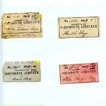 Portsmouth Athenaeum bookplates (early)