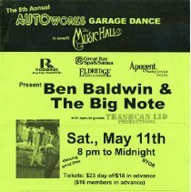 Autoworks Garage Dance, May 11, ??
