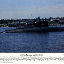 1992 calendar with plates of PNSY submarines.