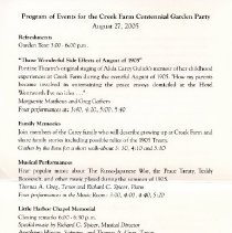 Creek Farm Centennial Garden Party