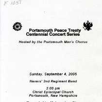 Portsmouth Peace Treaty Centennial Concert Series - Nevers' 2nd Regiment Band