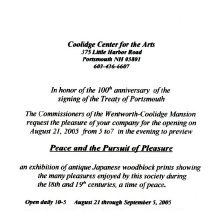 Peace and the Pursuit of Pleasure