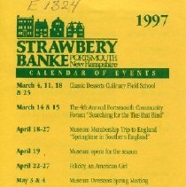 Strawbery Banke Calendar of Events, 1997