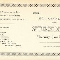 250th Anniversary of the Settlement of Exeter