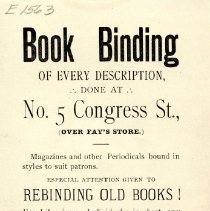 Book Binding of Every Description