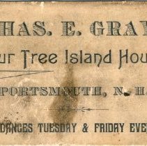 Chas. E. Gray, Four Tree Island House