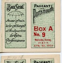 Pageant of Portsmouth, tickets