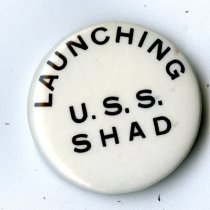 Submarine Launching Pin: U.S.S. Shad.
