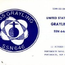 Grayling (USS) Commissioning Program, Oct. 11, 1969.