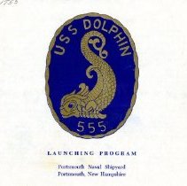 Dolphin (sub) Lauching Program, Jun. 8, 1968.
